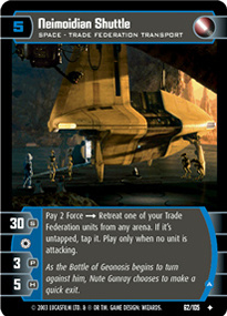 Neimoidian Shuttle (A) - Foil