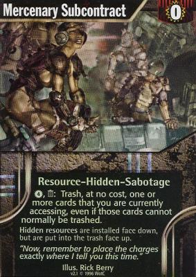 Mercenary Subcontract