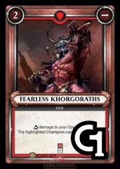 Fearless Khorgoraths - Foil