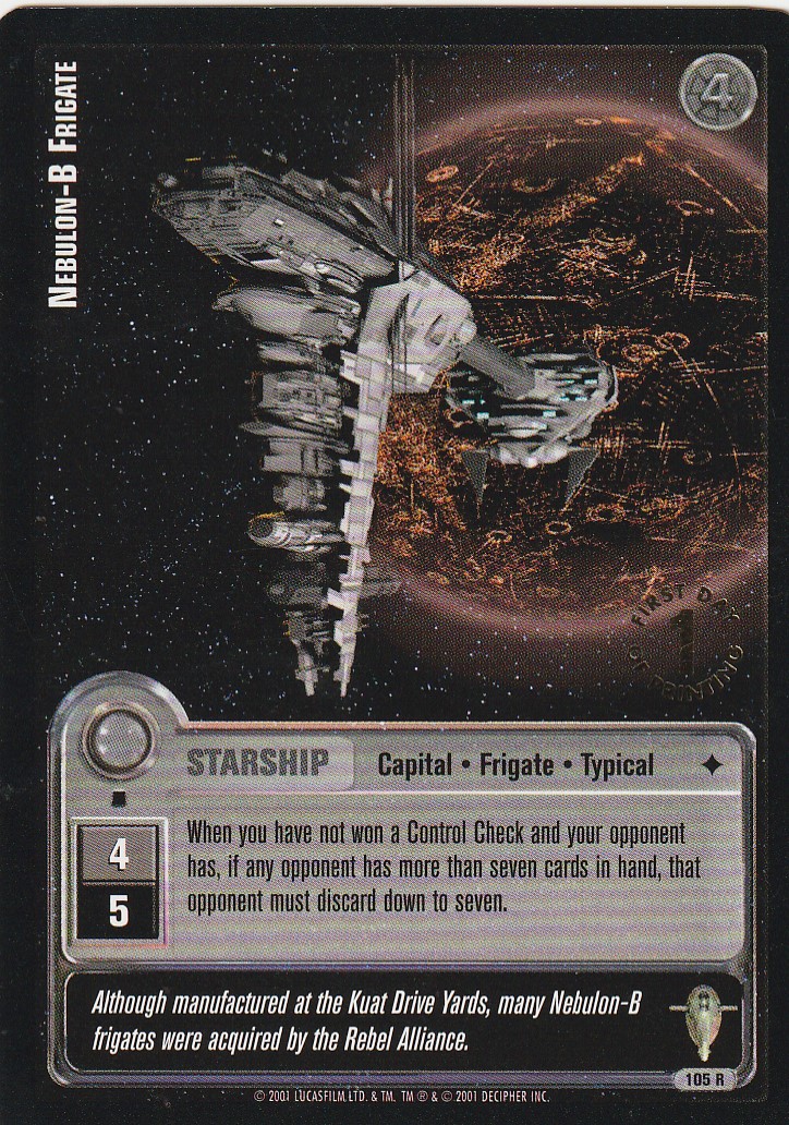 Nebulon-B Frigate - 1st Day Stamped