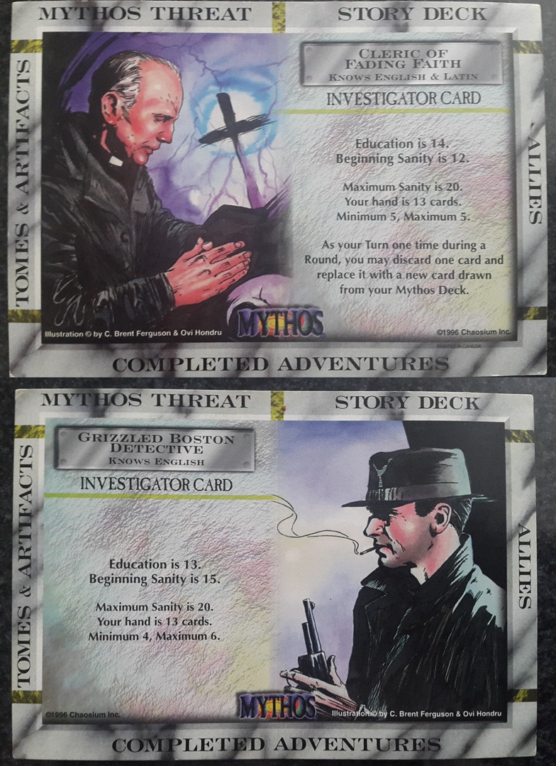Cleric of Fading Faith/ Grizzled Boston Detective