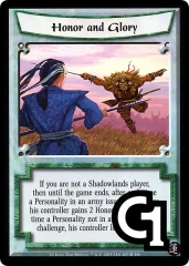 Honor and Glory FOIL