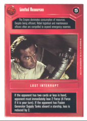 Limited Resources [White Border]