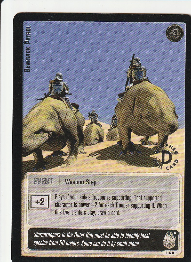 Dewback Patrol (R) - Silver Stamped