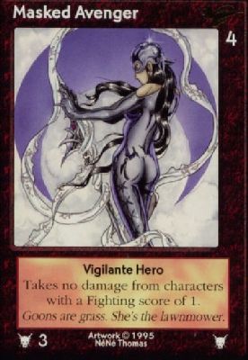 Masked Avenger, Vigilante Hero