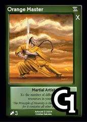 Orange Master, Martial Artist