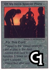 We Have Special Plans for this Card