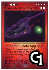 Corporate Pirate Spy Ship