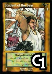 Student of the Bear, Pledged Martial Artist