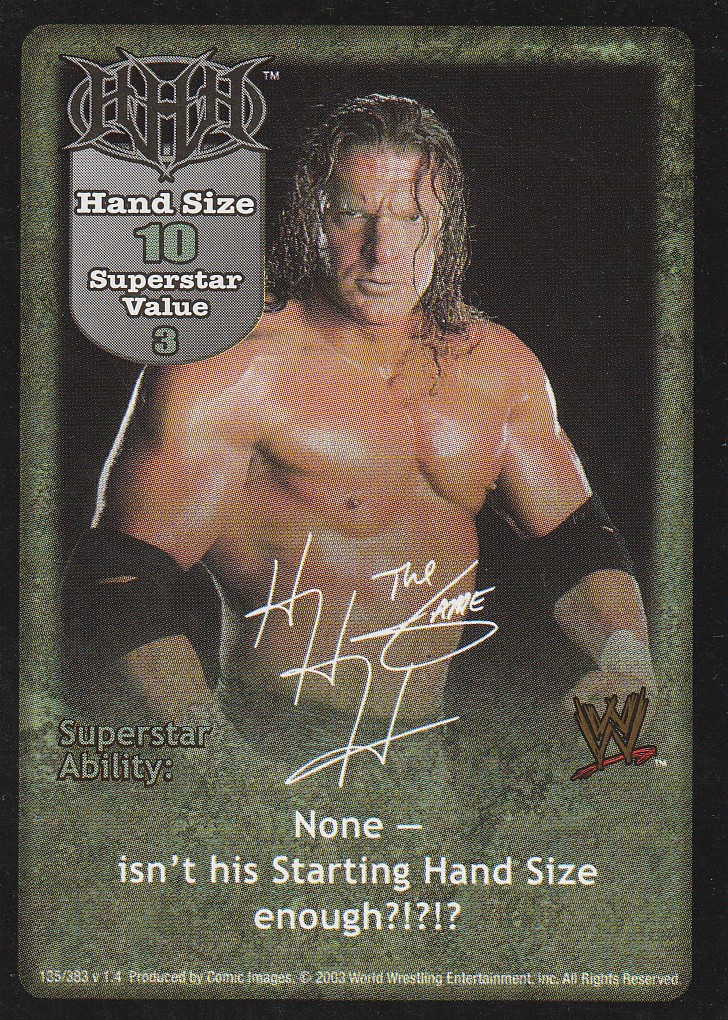 Triple H Superstar Card (SS2)