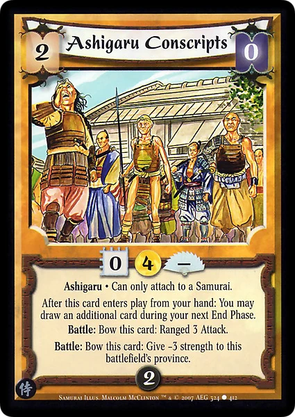 Ashigaru Conscripts