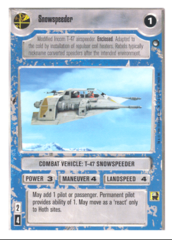 Snowspeeder [White Border]