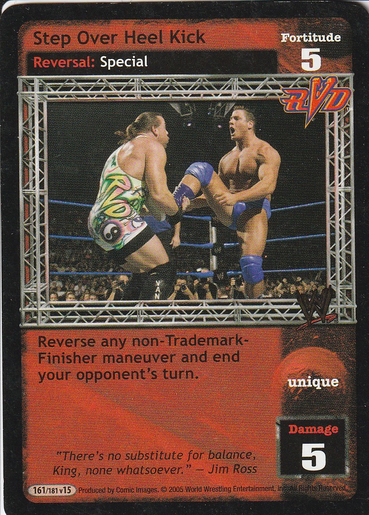 Step Over Heel Kick