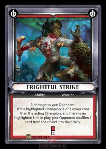Frightful Strike - Foil