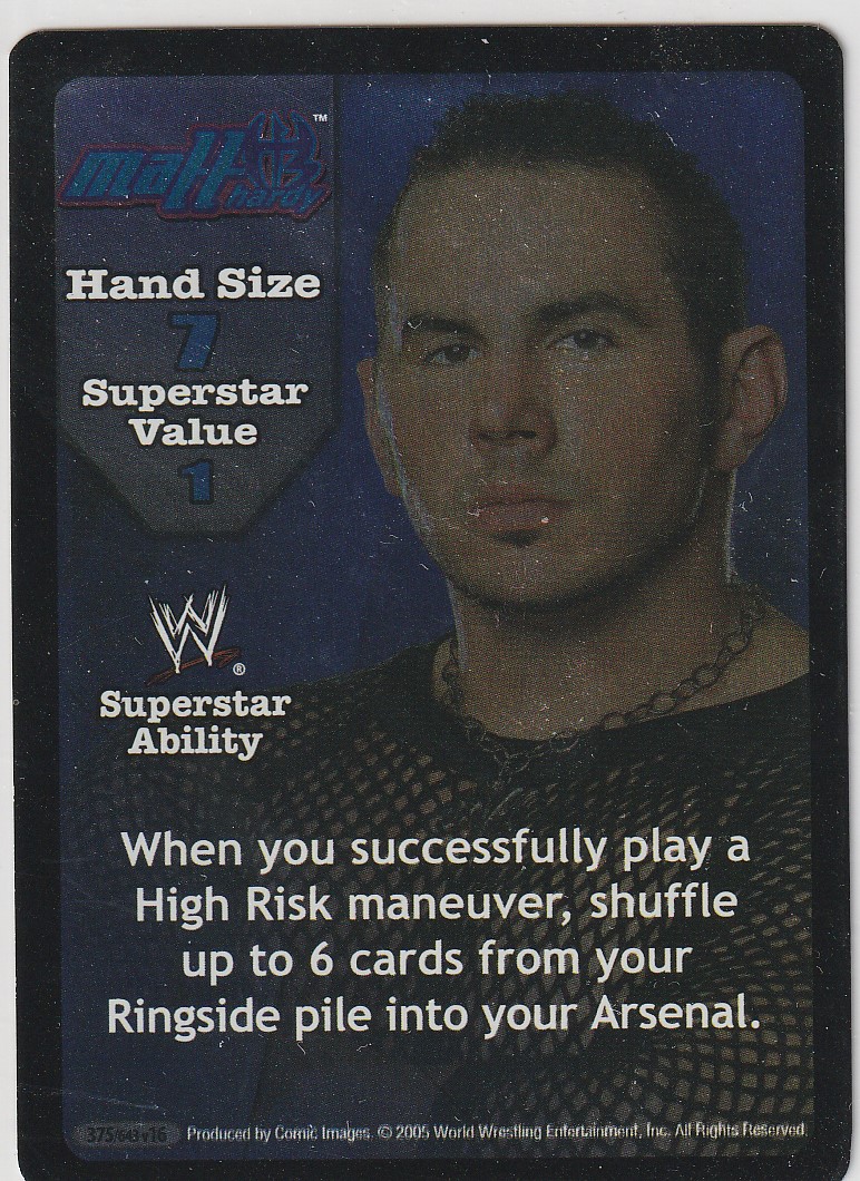 Matt Hardy Superstar Card (SS3)