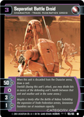 Separatist Battle Droid - Foil