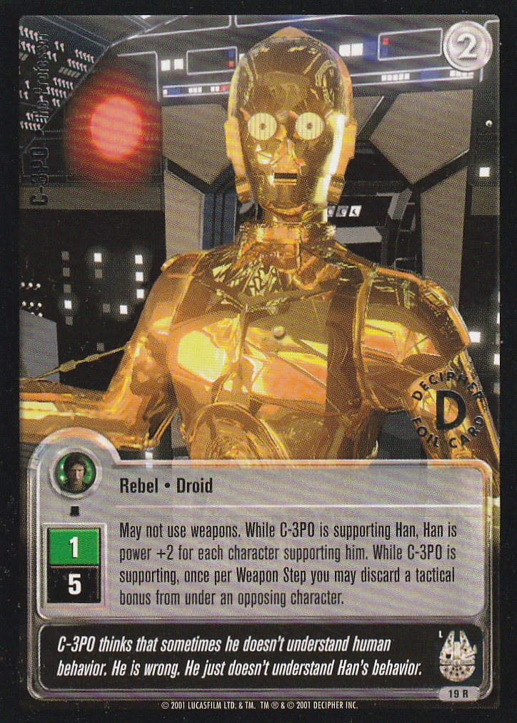 C-3PO - The Professor (L) - Silver Stamped