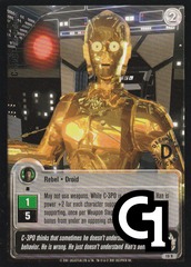 C-3PO - The Professor (L) - Silver Stamped