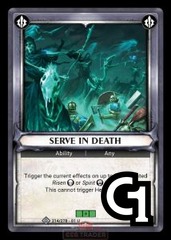 Serve in Death - Foil