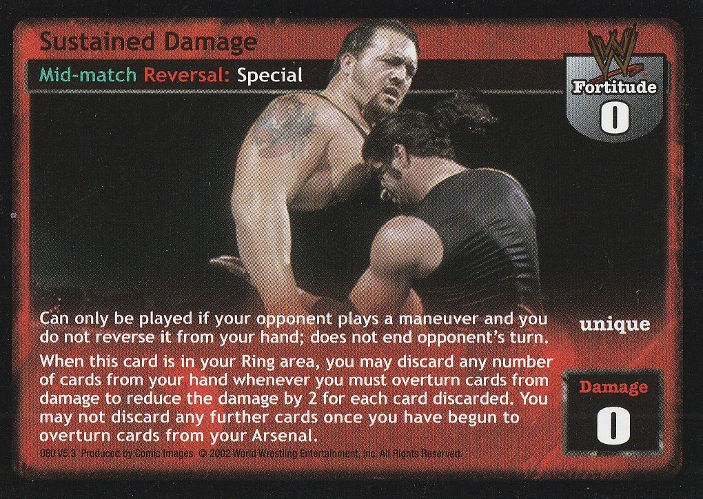 Sustained Damage (Ruthless Aggression)