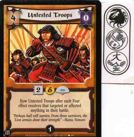 Untested Troops