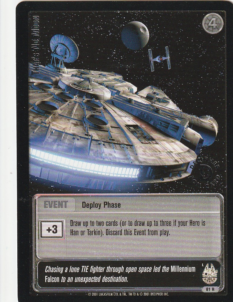 Thats No Moon (L) - Silver Stamped