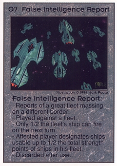 False Intelligence Report