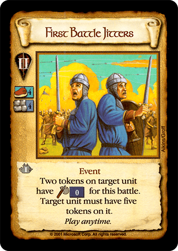 First Battle Jitters