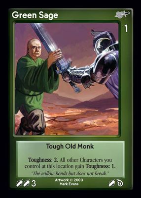 Green Sage, Tough Old Monk