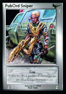 PubOrd Sniper, Cop