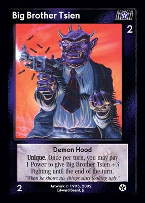 Big Brother Tsien, Demon Hood