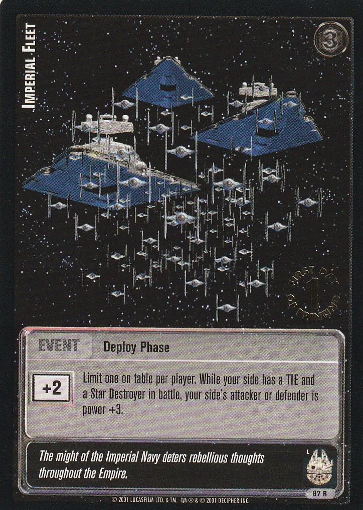 Imperial Fleet (L) - 1st Day Stamped