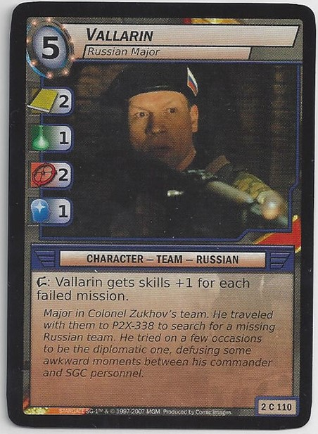 Vallarin, Russian Major