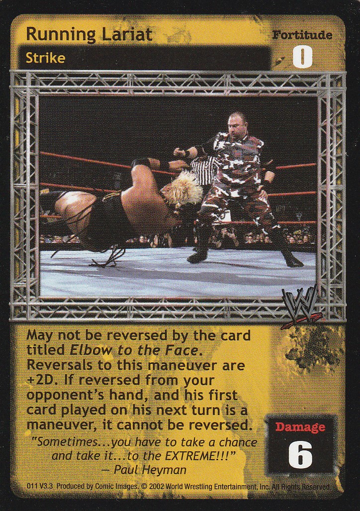 Running Lariat (Ruthless Aggression)