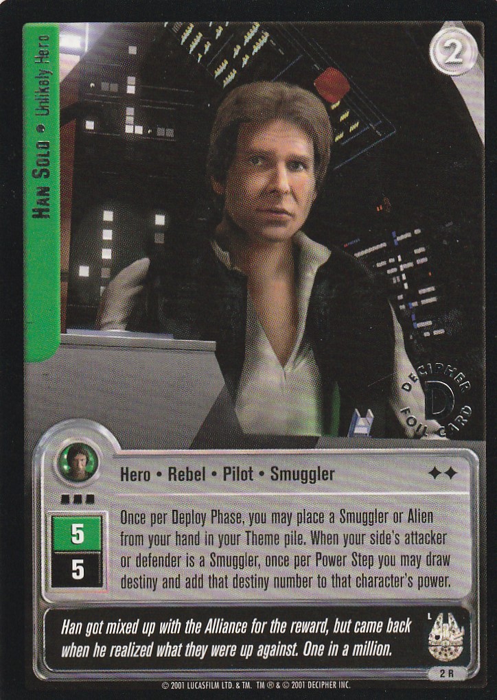 Han Solo - Unlikely Hero (L) - Silver Stamped