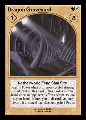 Dragon Graveyard, Netherworld Feng Shui Site