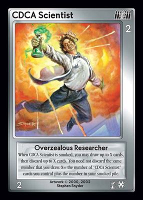 CDCA Scientist, Overzealous Researcher