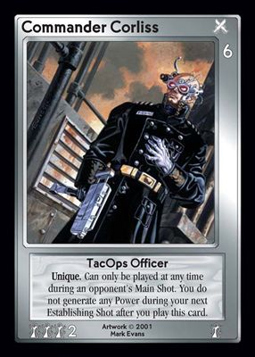 Commander Corliss, TacOps Officer