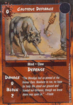 Cautious Defiance