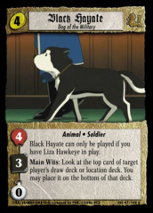 Black Hayate, Dog of the Military