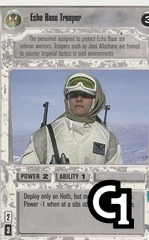 Echo Base Trooper [White Border] - (1996)