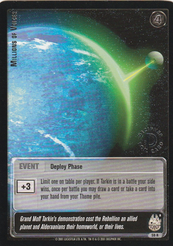 Millions of Voices (R) - Silver Stamped