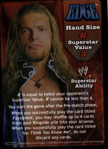 Edge Superstar Card (SS3)