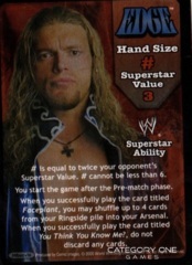 Edge Superstar Card (SS3)