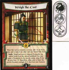 Weigh the Cost