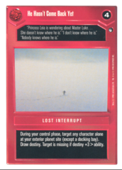 He Hasn't Come Back Yet [White Border]