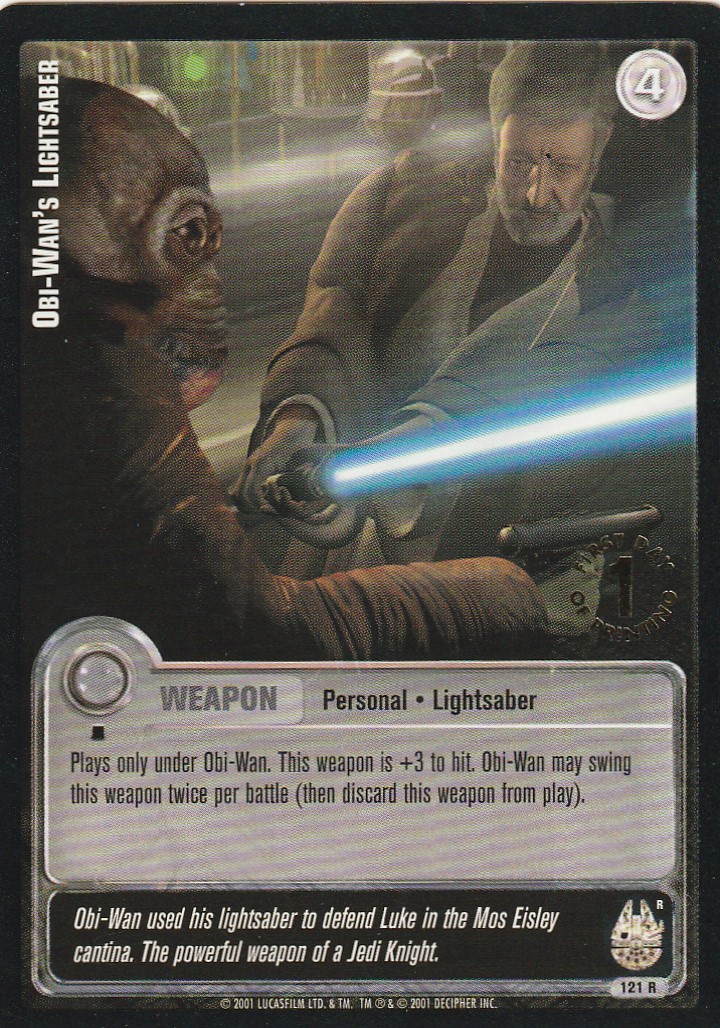 Obi-Wans Lightsaber (R) - 1st Day Stamped