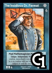 The Insidious Dr. Fermat, Mad Mathemagician Mastermind
