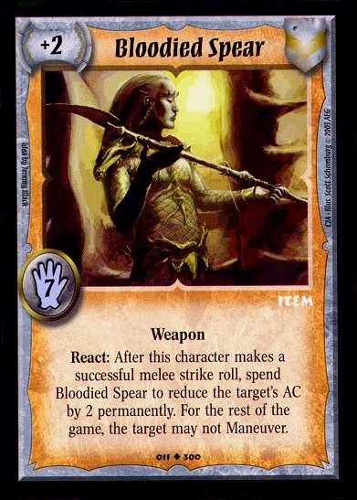 Bloodied Spear
