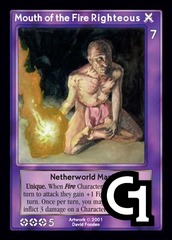 Mouth of the Fire Righteous, Netherworld Master